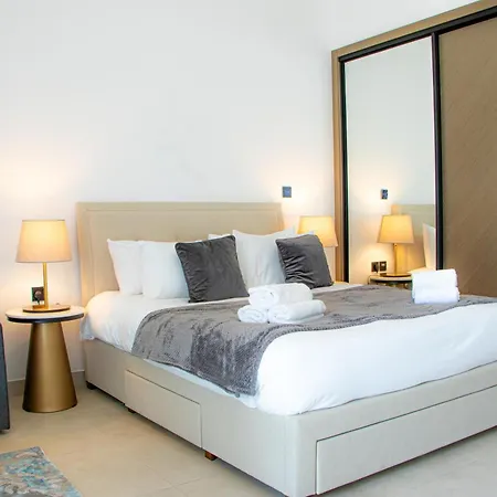 Dubai Skyline Retreat With Burj Khalifa View Apartment Exterior photo